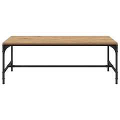 vidaXL Coffee Table Artisan Oak 100 x 50 x 35 cm Engineered Wood 5