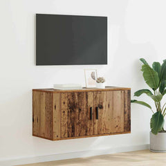 vidaXL 80 x 34.5 x 40 cm Old Wood Engineered Wood 1