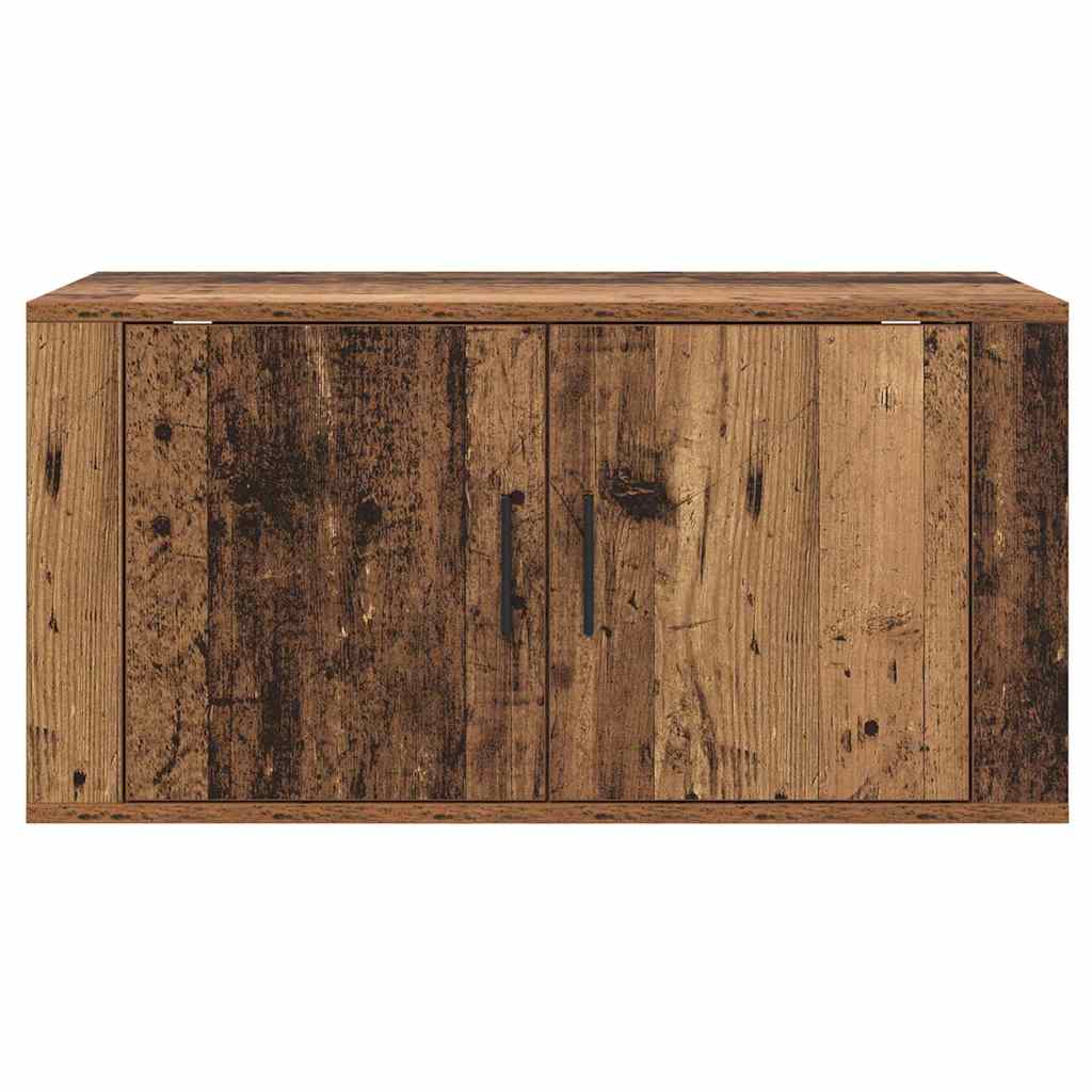 vidaXL 80 x 34.5 x 40 cm Old Wood Engineered Wood 5