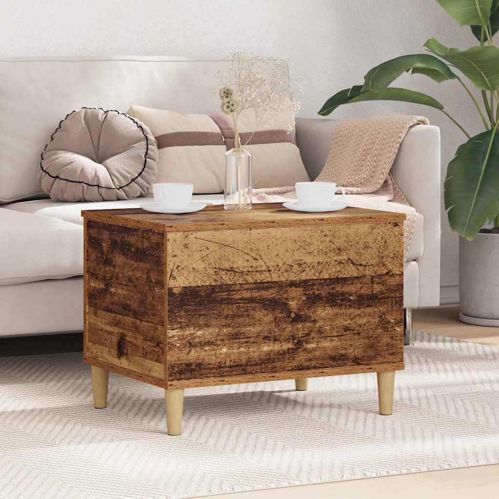 vidaXL Bedside Cabinet Old Wood 60 x 44.5 x 45 cm Engineered Wood 1