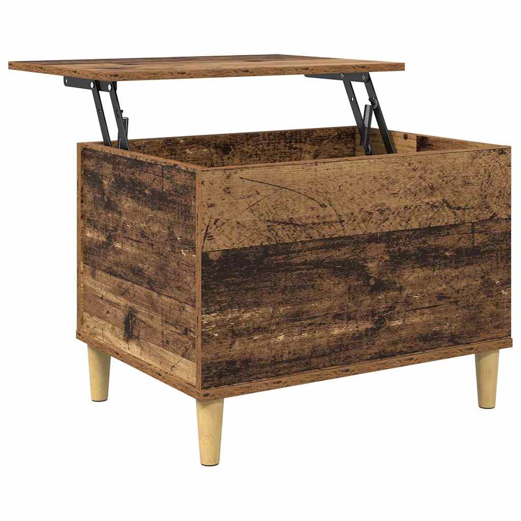 vidaXL Bedside Cabinet Old Wood 60 x 44.5 x 45 cm Engineered Wood 5