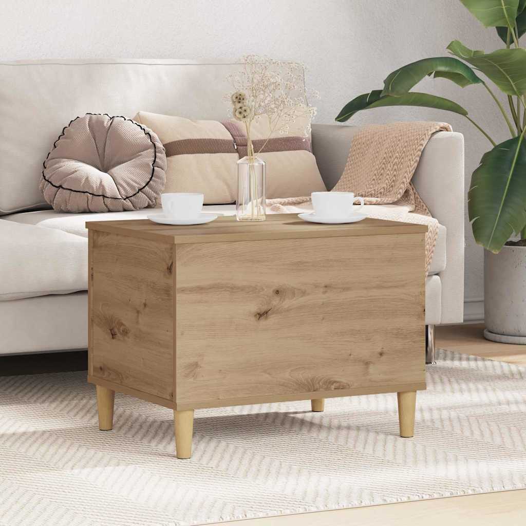 vidaXL Bedside Cabinet Artisan Oak 60 x 44.5 x 45 cm Engineered Wood 1