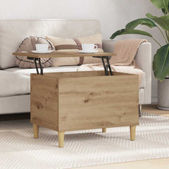 vidaXL Bedside Cabinet Artisan Oak 60 x 44.5 x 45 cm Engineered Wood 4