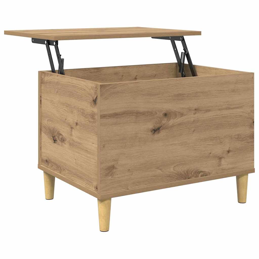 vidaXL Bedside Cabinet Artisan Oak 60 x 44.5 x 45 cm Engineered Wood 5