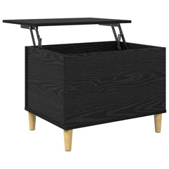vidaXL Bedside Cabinet Black Oak 60 x 44.5 x 45 cm Engineered Wood 5