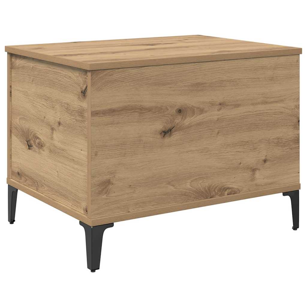 vidaXL Coffee Table Artisan Oak 60 x 44.5 x 45 cm Engineered Wood 2