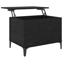 vidaXL Coffee Table Black Oak 60 x 44.5 x 45 cm Engineered Wood 5