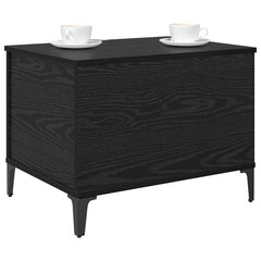 vidaXL Coffee Table Black Oak 60 x 44.5 x 45 cm Engineered Wood 3