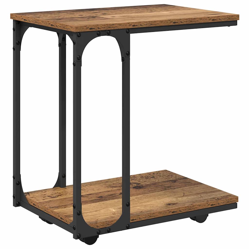 vidaXL Side Table Old Wood 50 x 35 x 55.5 cm Engineered Wood 2