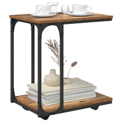 vidaXL Side Table Old Wood 50 x 35 x 55.5 cm Engineered Wood 3