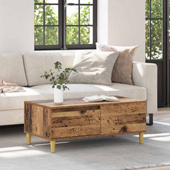 vidaXL Coffee Table Old Wood 90 x 50 x 35 cm Engineered Wood 1