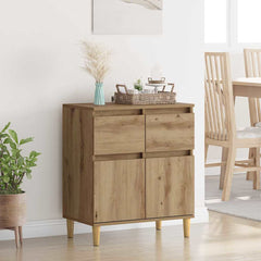 vidaXL Sideboard Artisan Oak 60 x 35 x 70 cm Engineered Wood 1