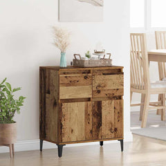 vidaXL Sideboard Old Wood 60 x 35 x 70 cm Engineered Wood and Iron 1