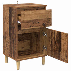 vidaXL Bedside Cabinet Old Wood 40 x 35 x 70 cm Engineered Wood 5
