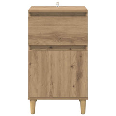 vidaXL Bedside Cabinet Artisan Oak 40 x 35 x 70 cm Engineered Wood 6