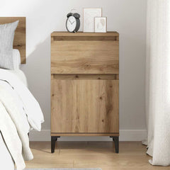 vidaXL Bedside Cabinet Artisan Oak 40 x 35 x 70 cm Engineered Wood 4