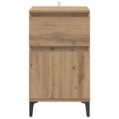 vidaXL Bedside Cabinet Artisan Oak 40 x 35 x 70 cm Engineered Wood 6