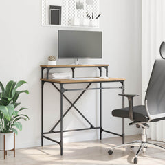 vidaXL Desk Artisan Oak 80 x 50 x 90 cm Engineered Wood 1