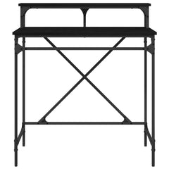 vidaXL Desk Black Oak 80 x 50 x 90 cm Engineered Wood 5