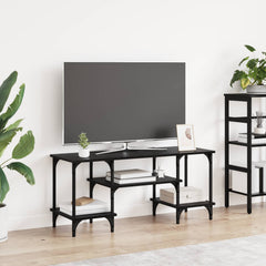 vidaXL TV Cabinet Black Oak 102 x 35 x 45.5 cm 1