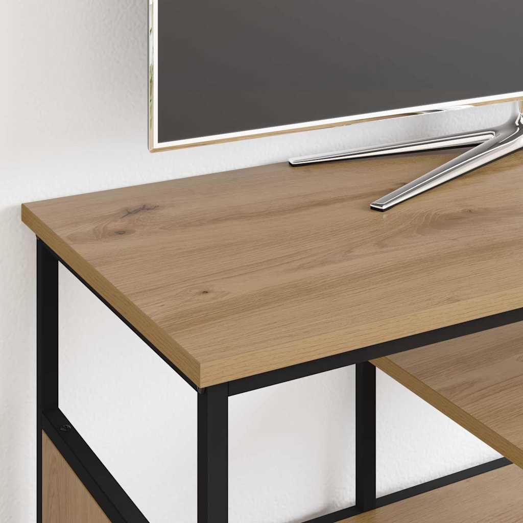 vidaXL TV Cabinet 100 x 35 x 45 cm Artisan Oak 4