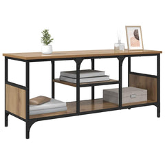 vidaXL TV Cabinet 100 x 35 x 45 cm Artisan Oak 3
