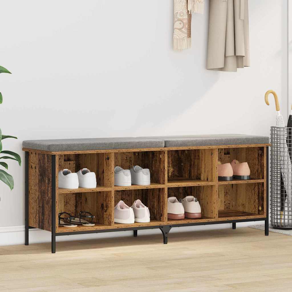 vidaXL Shoe Cabinet Engineered Wood Height 50 cm