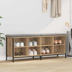 vidaXL Shoe Cabinet Engineered Wood Height 50 cm