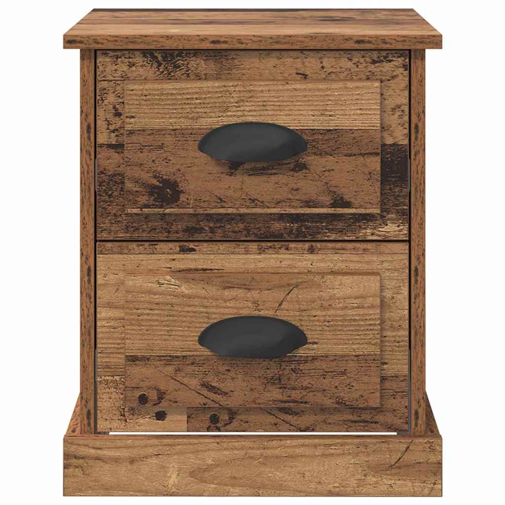 vidaXL Bedside Cabinet Old Wood 39 x 39 x 47.5 cm Engineered Wood 6