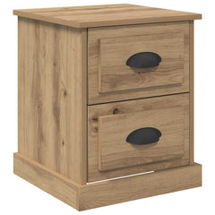 vidaXL Bedside Cabinet Artisan Oak 39 x 39 x 47.5 cm Engineered Wood 2