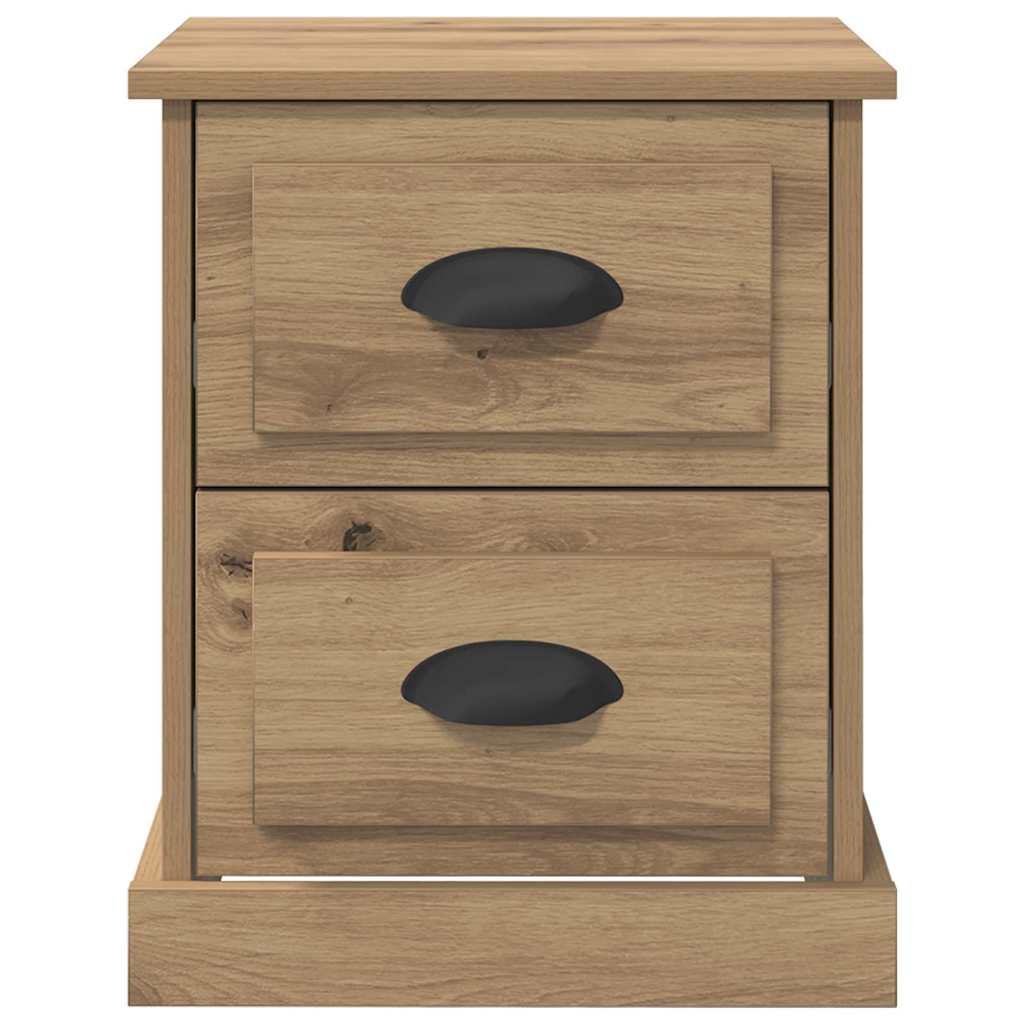 vidaXL Bedside Cabinet Artisan Oak 39 x 39 x 47.5 cm Engineered Wood 6