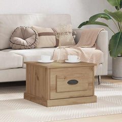 vidaXL Coffee Table Artisan Oak 50 x 50 x 35 cm Engineered Wood 1