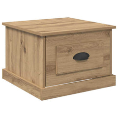 vidaXL Coffee Table Artisan Oak 50 x 50 x 35 cm Engineered Wood 2