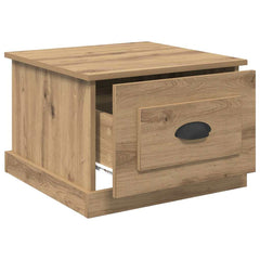 vidaXL Coffee Table Artisan Oak 50 x 50 x 35 cm Engineered Wood 5