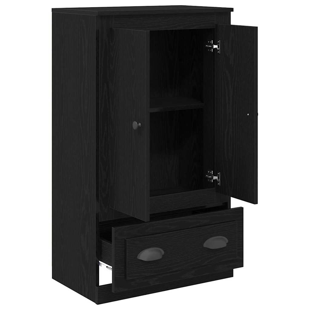 Highboard 60x35,5x103,5 cm Engineered Wood Black oak