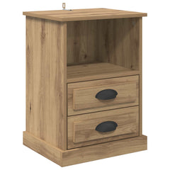 vidaXL Bedside Cabinet 2 pcs Artisan Oak 36 x 43 x 60 cm 6