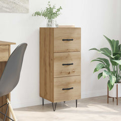 vidaXL Sideboard Artisan oak 34 x 34.5 x 90 cm Engineered Wood 1