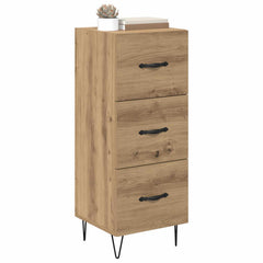 vidaXL Sideboard Artisan oak 34 x 34.5 x 90 cm Engineered Wood 3