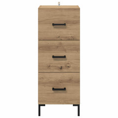 vidaXL Sideboard Artisan Oak 34.5 x 34 x 90 cm Engineered Wood 6