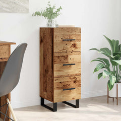 vidaXL Sideboard Old Wood 34.5 x 34 x 90 cm Engineered wood 1