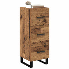 vidaXL Sideboard Old Wood 34.5 x 34 x 90 cm Engineered wood 3