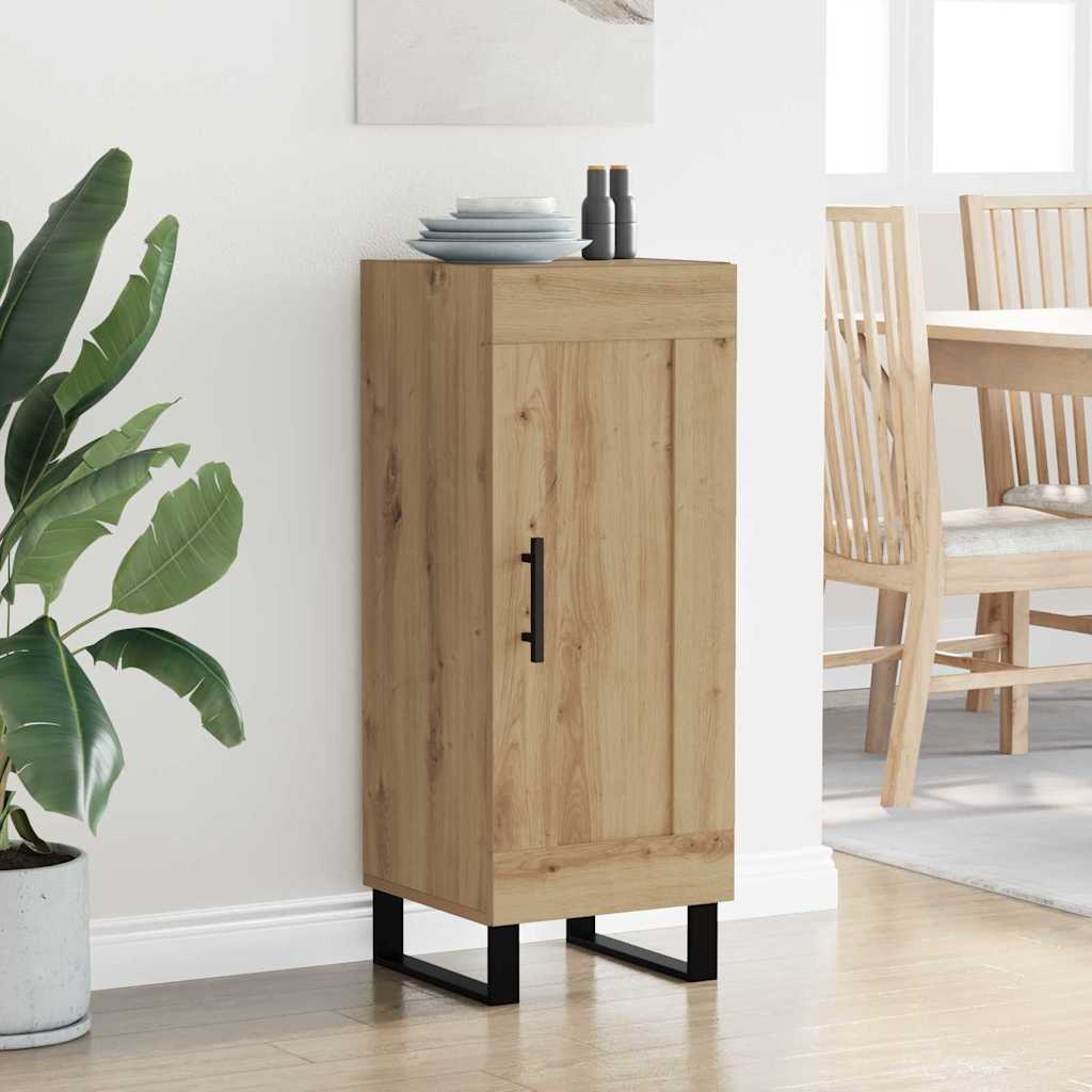 vidaXL Sideboard Artisan Oak 34.5 x 34 x 90 cm 4