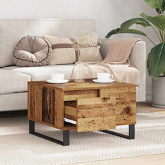 vidaXL Coffee Table Old Wood 55 x 55 x 36.5 cm Engineered Wood 4