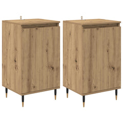 vidaXL Sideboard 2 pcs Artisan Oak 40 x 35 x 70 cm 2