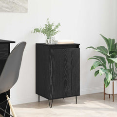 vidaXL Sideboard Black Oak 40 x 35 x 70 cm Engineered Wood 1