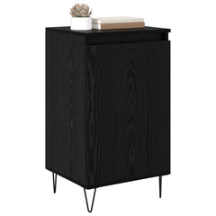 vidaXL Sideboard Black Oak 40 x 35 x 70 cm Engineered Wood 3