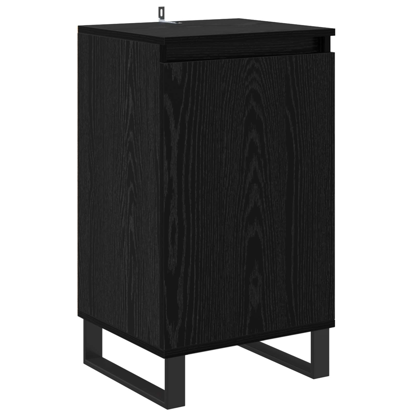 vidaXL Sideboard Black Oak 40 x 35 x 70 cm Engineered Wood 2