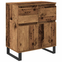 vidaXL Sideboard Old Wood 60 x 35 x 70 cm Engineered Wood and Iron 2