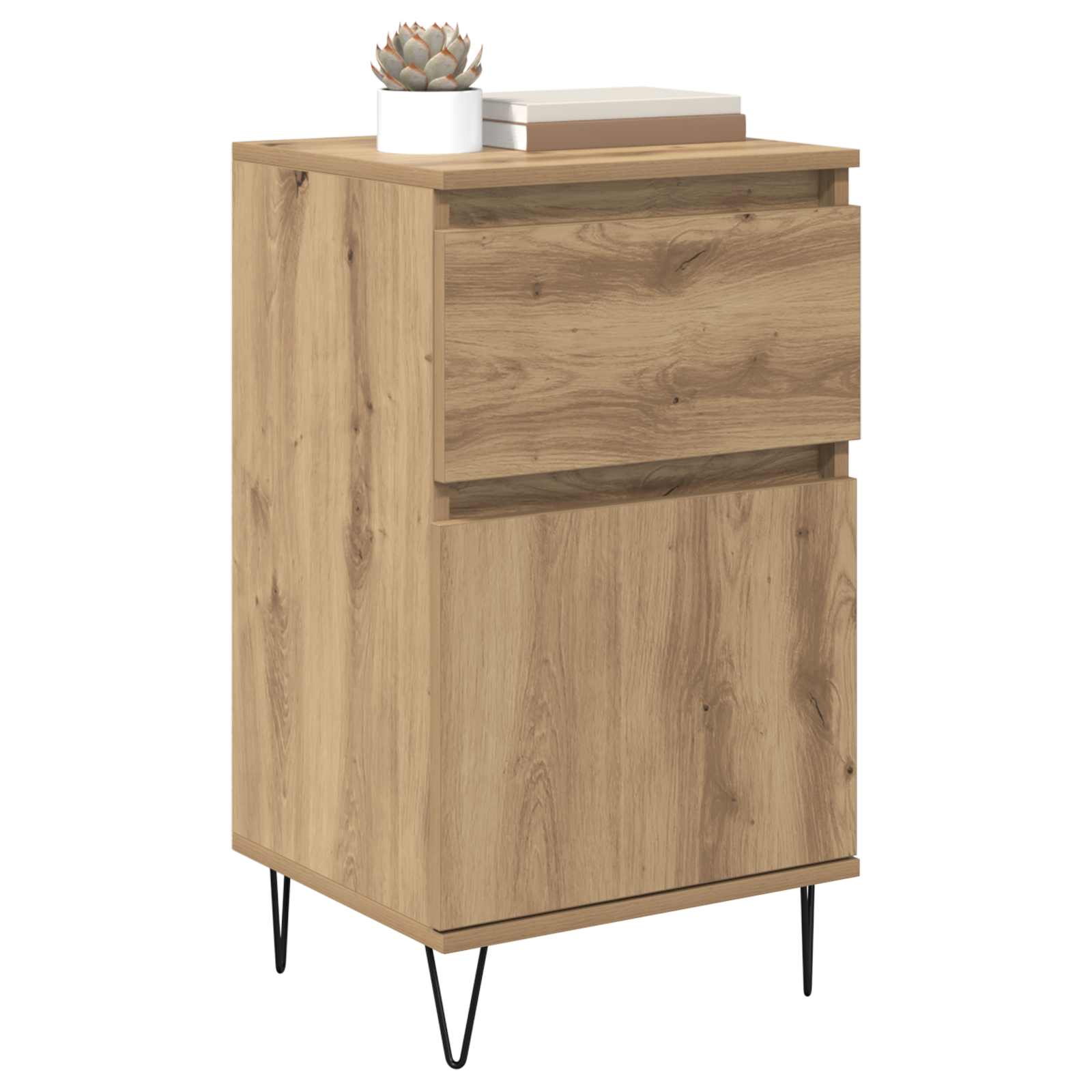 vidaXL Sideboard Artisan oak 35 x 40 x 70 cm Engineered Wood 3