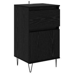 vidaXL Sideboard Black oak 35 x 40 x 70 cm Engineered Wood 2